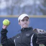 Ace: Senior Caitlyn Rhoades will lead the pitching fortunes at Auburn Mountainview this season. MARK KLAAS, Auburn Reporter