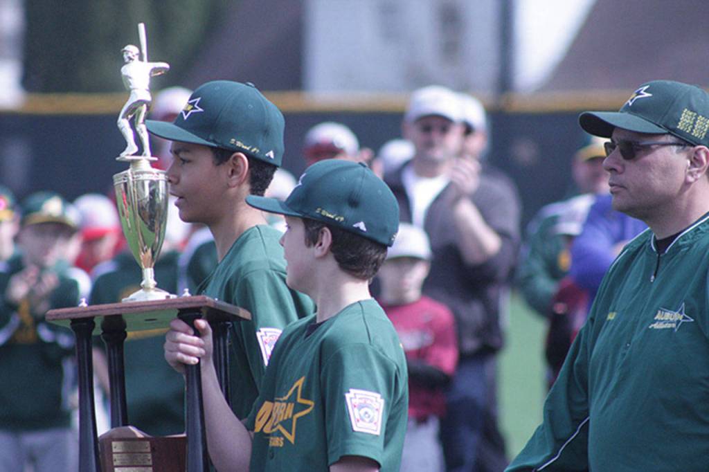 The Auburn Majors All-Stars, last seasons District 10 champions, were recognized. MARK KLAAS, Auburn Reporter