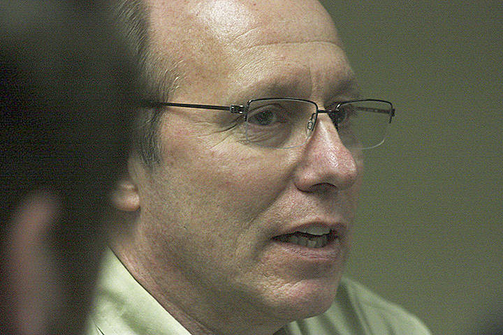 Mark Weissenbuehler, president of American Structures Design, Inc., Pacific, discusses how the apprentice program has helped his business. MARK KLAAS, Auburn Reporter