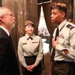 Cadet graduate Damenique Duncan of Federal Way tells his story to Congressman Dan Newhouse in Olympia this past January, accompanied by fellow cadet graduate Daria Aleshina of Bremerton. COURTESY PHOTO, Washington Youth Academy