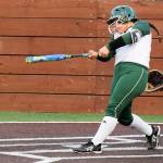 Auburns Charity Sevaaetasi connects for one of her two hits against Auburn Riverside on Tuesday night. RACHEL CIAMPI, Auburn Reporter