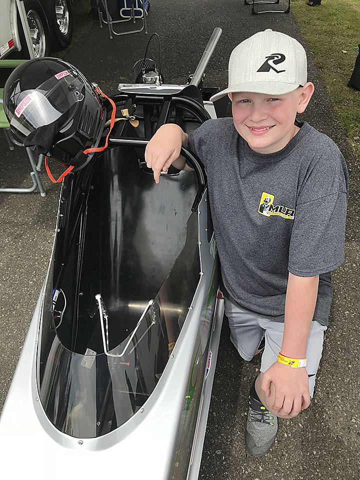 Rentons Ryan Warnke is a third-generation drag racer who has raced for several seasons in the Junior Dragster program. The 13-year-old drivers says he races for family pride. MARK KLAAS, Kent Reporter