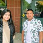 Briseida Brise Lopez and Wthson Akeand graduate with their West Auburn High School class on Saturday, an achievement that seemed out of reach for both of them only a short time ago. ROBERT WHALE, Auburn Reporter