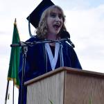 Student speaker and senior class president Emily Morrow addresses the crowd. RACHEL CIAMPI, Auburn Reporter