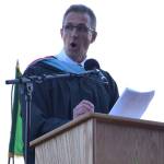 Auburn Riverside Principal David Halford talks to the class of 2018. RACHEL CIAMPI, Auburn Reporter