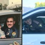 Then and now: father and son recreate police photo for Father’s Day