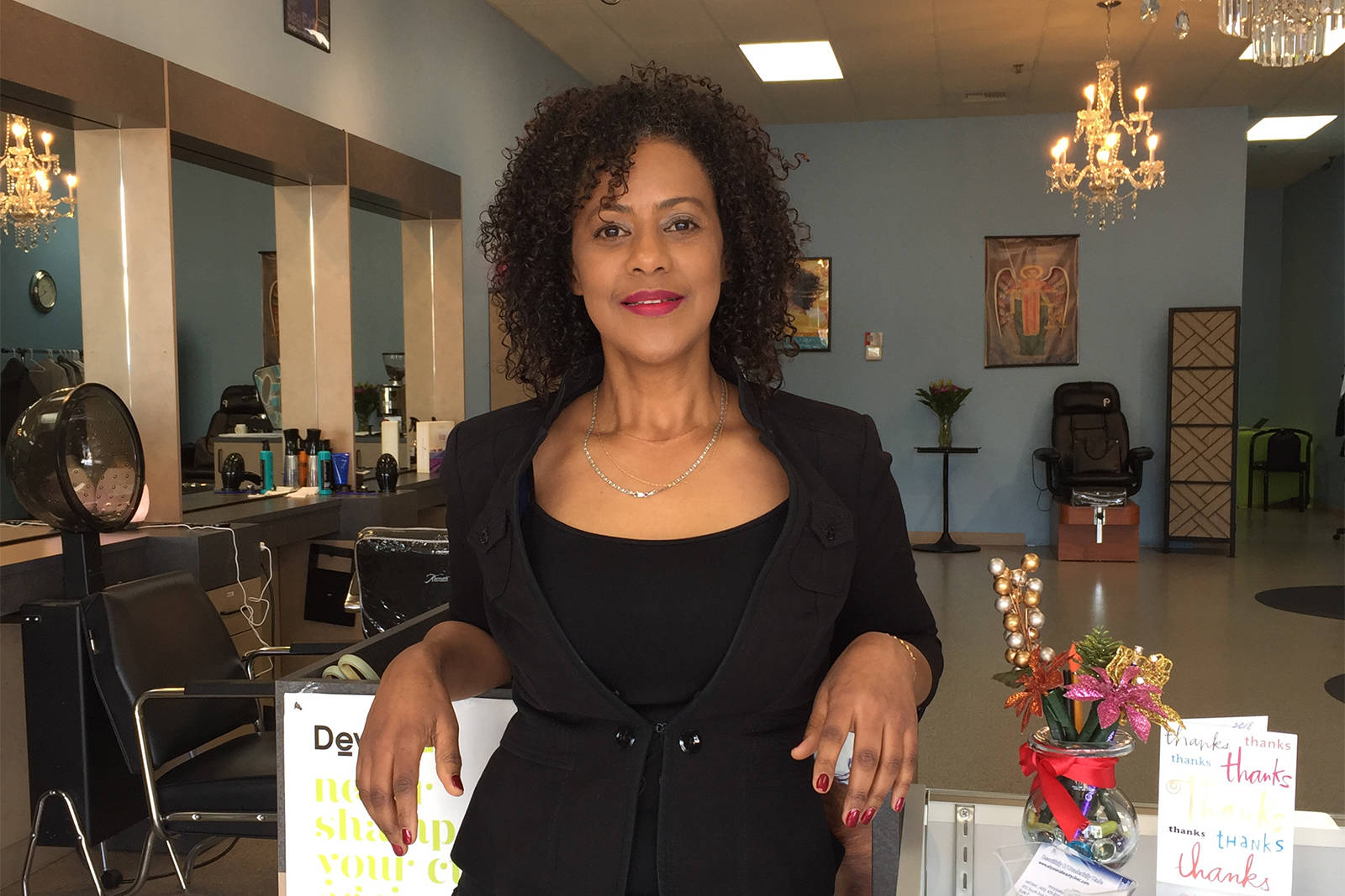 Miny Tafesse, entrepreneur and owner of Rentons Abyssinia Hair & Beauty Clinic.