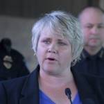 Kent Mayor Dana Ralph tells reporters at Mondays press conference that she vows to do everything in my power to ensure the individuals responsible for this are prosecuted to the fullest extent. That is my promise to you. MARK KLAAS, Kent Reporter