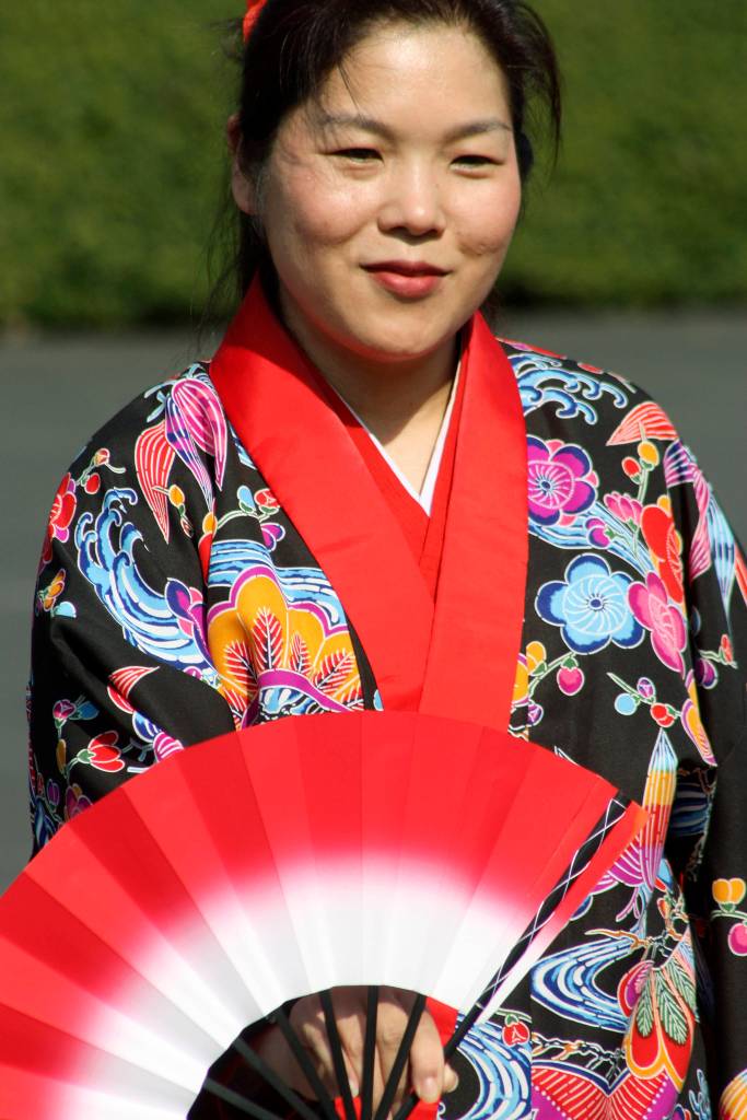 Yuko Redmond of the OKK Taiko group. MARK KLAAS, Auburn Reporter