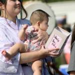 Mother and daughter join the Childrens Lantern Parade, a tradition of the Bon Odori Festival. MARK KLAAS, Auburn Reporter