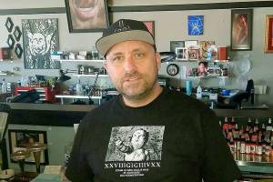 Skilled, imaginative artist at work