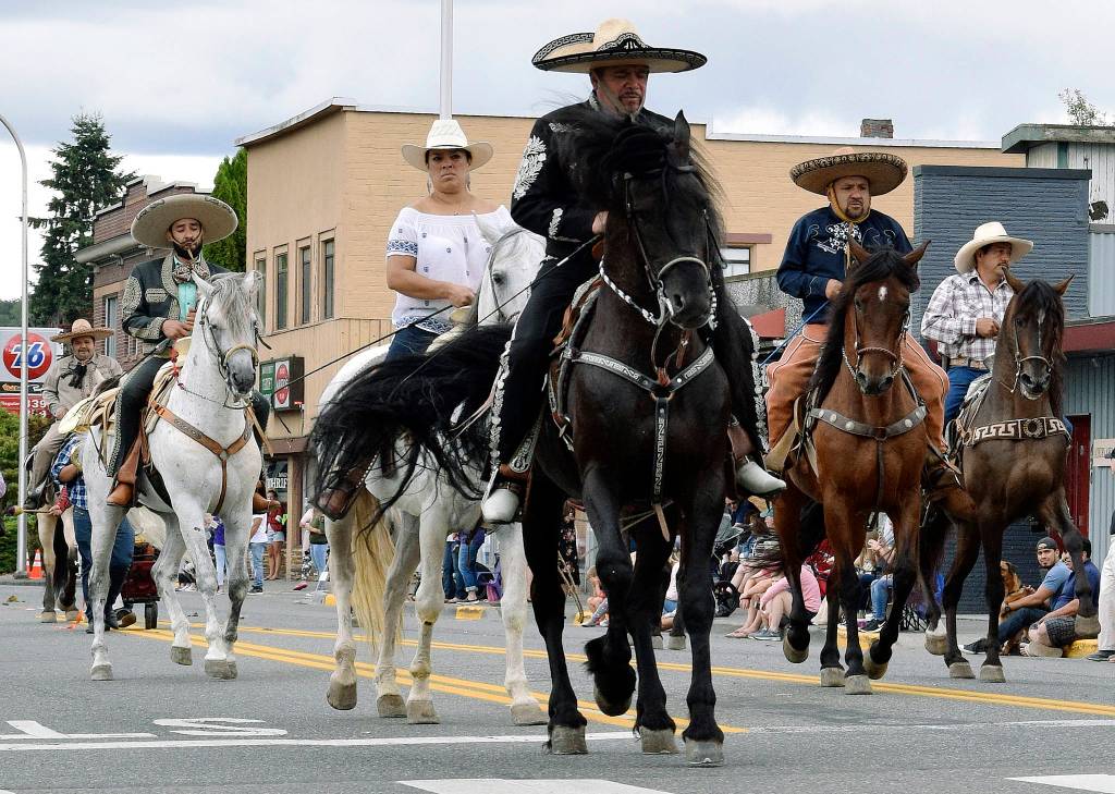 Western horse group was part of the parade. RACHEL CIAMPI, Auburn Reporter