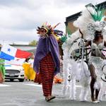 The Panama Folklore Seattle group joins the parade down Main Street last Saturday.