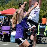 Lady Lakers White teams Kamdyn Hagerty puts up a shot. RACHEL CIAMPI, Auburn Reporter