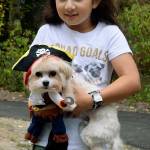 Aly Heacox and her dog, Max, as a pirate, captured the costume contest. RACHEL CIAMPI, Auburn Reporter