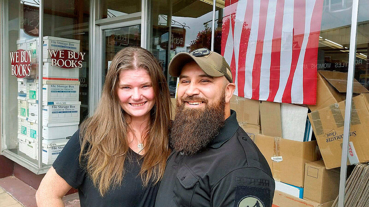 Holly and Aaron Quinonez are the founders of Q-Missions, whose sole mission in the nonprofits new home in the old Comstocks bookstore is to help heal veterans beset with PTSD. ROBERT WHALE, Auburn Reporter
