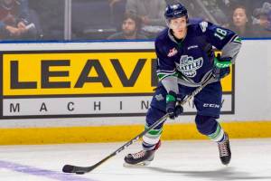 Dillon Hamaliuk has three goals for the Thunderbirds this young season. COURTESY PHOTO, Brian Liesse, T-Birds