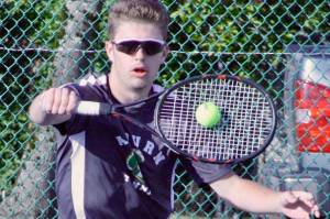 Hornets bounce Trojans in NPSL boys tennis