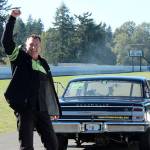 Buckholz burns rubber, sets world mark