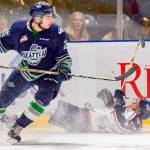 Americans slip past Thunderbirds in overtime