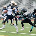 Panthers running back Christian Titialii dashes to score a touchdown against the Spartans. RACHEL CIAMPI, Auburn Reporter