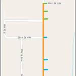 Puget Sound Energy crews are replacing portions of an existing underground natural gas main in Auburn, starting in November. The work zone is West Valley Highway, between 26th Street Northwest and 15th Street Northwest in Auburn. Orange represents the existing natural gas pipe, green represents the replaced natural gas pipe, and blue represents the deactivated natural gas pipe. COURTESY MAP, PSE