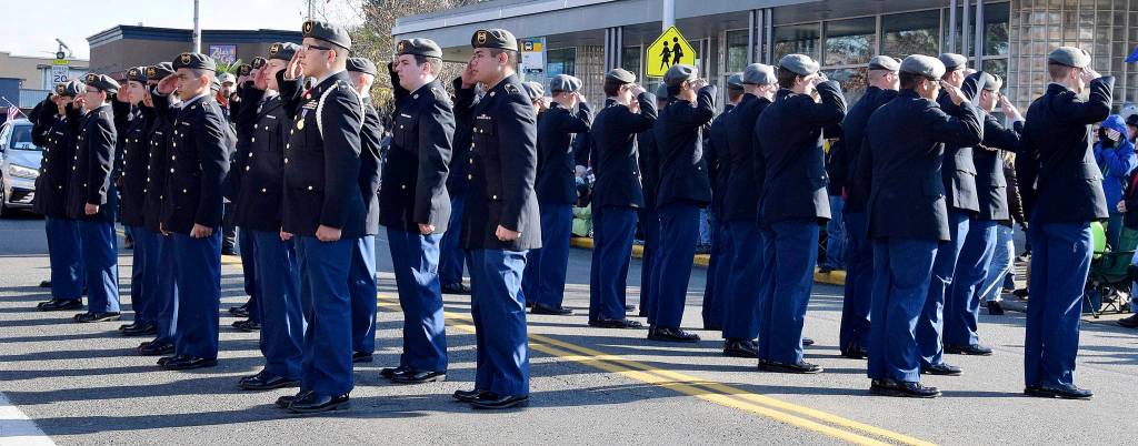 Auburn Mountainview JROTC. RACHEL CIAMPI, Auburn Reporter