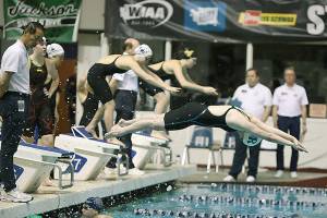 Auburn swimmers part state waters