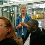 Covington Councilmember Margaret Harto was among the many city leaders who spoke at the recent town hall at the Auburn Library. ROBERT WHALE, Auburn Reporter