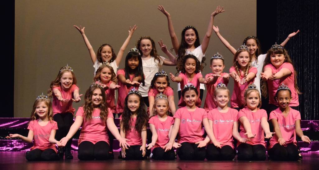 Miss Auburns Little Sisters and Ambassadors perform on stage. RACHEL CIAMPI, Auburn Reporter