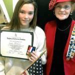 Auburn’s Douthett receives DAR Youth Good Citizenship Award