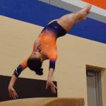Auburn Mountainviews Jade Daniels does the vault. RACHEL CIAMPI, Auburn Reporter
