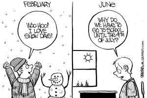 Snowy winter is here