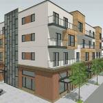 Artists rendering of The Divine, owner Melina Lins proposed successor to the Heritage building on East Main Street. COURTESY IMAGE