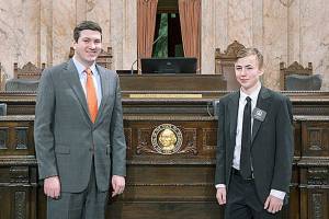 Rep. Stokesbary sponsors student in House Page Program