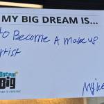 Foster senior MyKeal Mosbys dream to be a make up artist was read aloud by Ciara during Fridays event. Photo by Kayse Angel