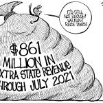 REPORTER CARTOON, Frank Shiers