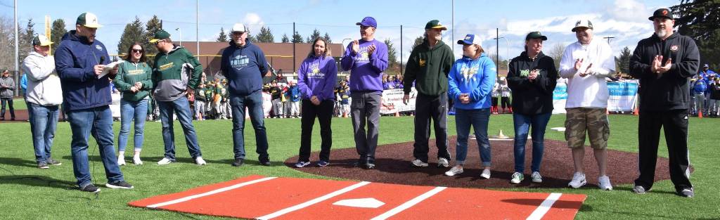 Auburn Little League Board members, from left: league president Zeb Olson; Bryce Strand; Christine Cowart; Justin Ayers; Jim Norris; Angie Taylor; Scott Woodey; Mike Ellsworth;, Denise Opsahl; Tabitha Browne; Ben Eklund; and Jeff Hogan. RACHEL CIAMPI, Auburn Reporter