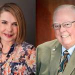 Vera Orlandic-Hodak and Bob Baggett. COURTESY PHOTOS