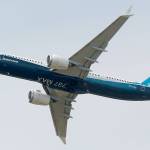 A Boing 737 Max 9 during a demonstration flight at the Paris Air Show in Le Bourget, France, in 2017. (AP Photo/Michel Euler)