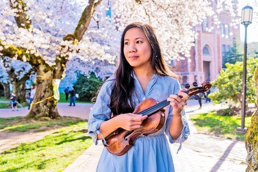 Emilie Choi, the new concertmaster for the Auburn Symphony Orchestra, has a well-rounded background in music. COURTESY PHOTO, ASO