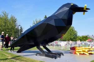 Crow With Fries officially finds its resting spot