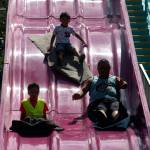 It was slippery and fast when warm on the super slide. MARK KLAAS, Auburn Reporter