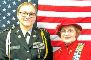 Daughters of the American Revolution honors cadet