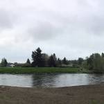 Community park along the river