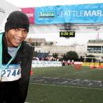 Peter Phan, then a 26-year-old Algona man and a kidney dialysis patient for nearly 10 years, competes in the Seattle Marathon on Nov. 27, 2011. He completed his first marathon in 5 hours, 41 minutes and 25 seconds, 1,247th overall in a field of 11,007 competitors. REPORTER FILE PHOTO, courtesy of CBBell.com