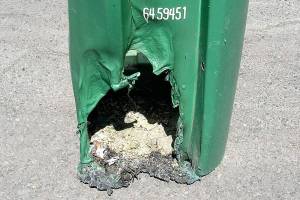 Got your grill on? Hot Coals – great for Burgers, bad for garbage