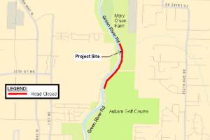 Full closure of Green River Road for construction delayed