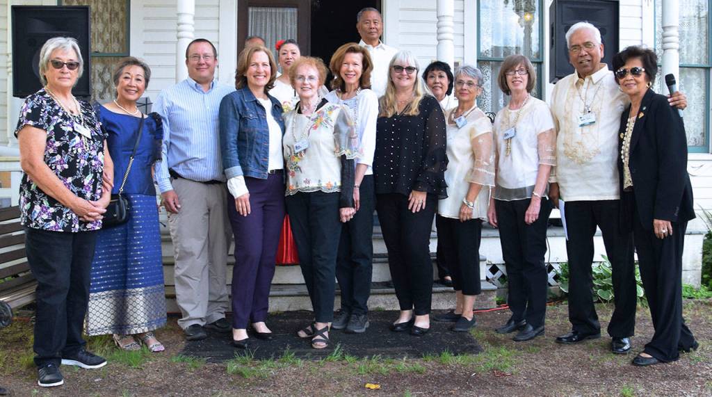 Members of the Neely Mansion Association board and Filipino American Community of Puget Sound pose with Congresswoman Kim Schrier. RACHEL CIAMPI, Auburn Reporter