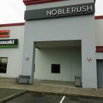 NobleRush, formerly Hinshaws Motorcycle Store, at 611 W. Valley Highway S., was silent and empty, doors locked and without a closed sign Tuesday. ROBERT WHALE, Auburn Reporter